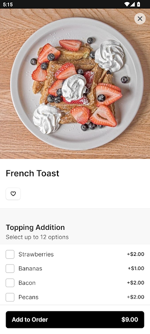 Waffle Shop Screenshot 2