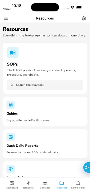 DASH Portal Screenshot 1