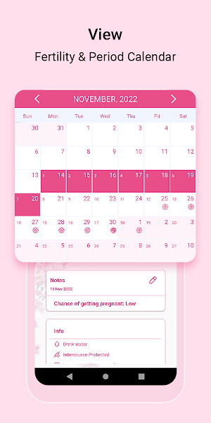 Period Tracker & Ovulation Screenshot 1