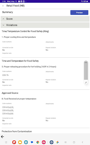 Environmental Health Mobile Screenshot 3