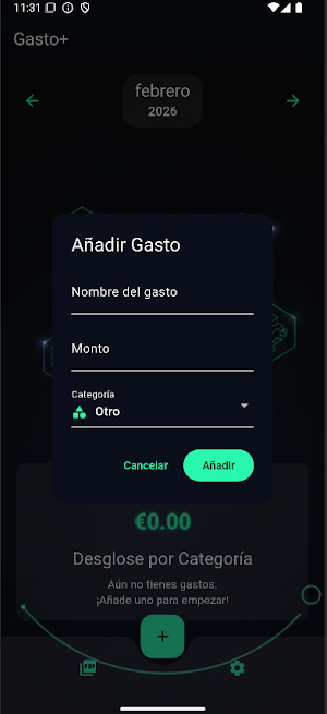 Gasto+ Screenshot 1