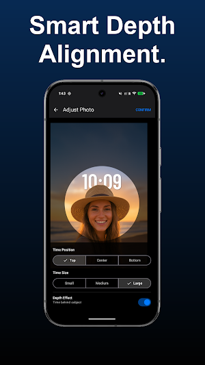 3D Photo Watch Face: Parallax Screenshot 2