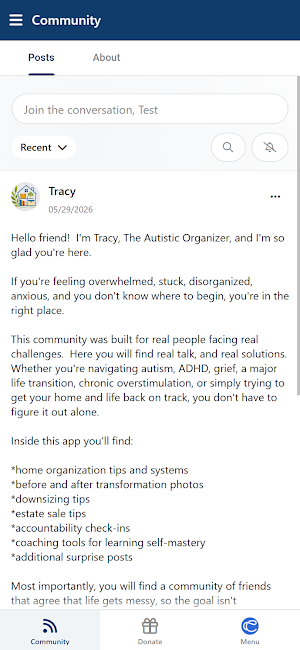 The Autistic Organizer Screenshot 0
