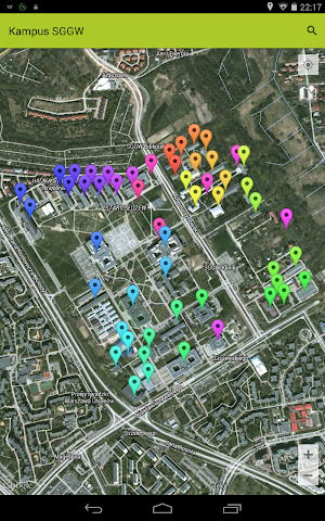 Kampus SGGW (stara wersja) Screenshot 2