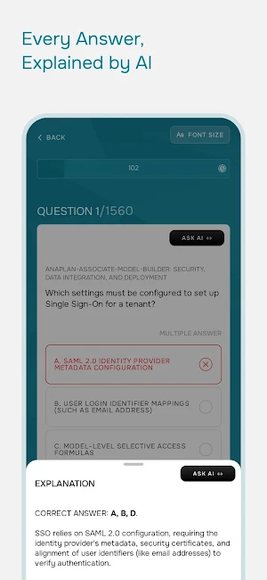 Anaplan Model Exam Prep (+AI) Screenshot 3