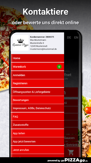 Queens Pizza Augsburg Screenshot 2