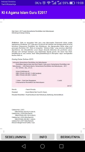 Kelas 4 Agama Islam Guru E2017 Screenshot 1