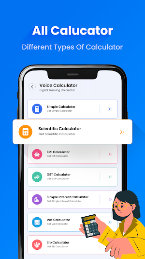 Voice Calculator : Easy Math Screenshot 1