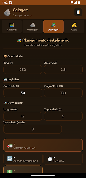 Cálculo de Calagem Screenshot 3