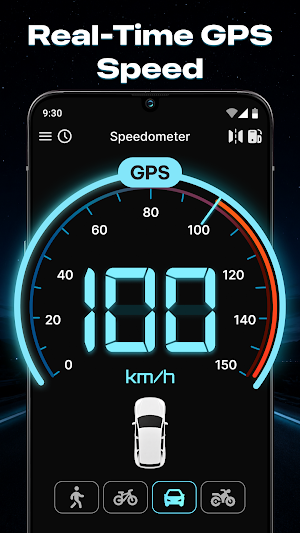 GPS Speedometer & Speed Alerts Screenshot 0