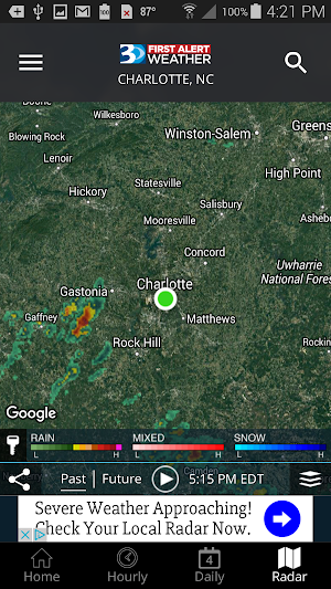 WBTV First Alert Weather Screenshot 2