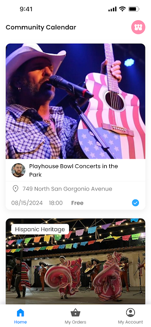 CommunityCal Screenshot 1