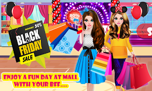 Best Friday Shopping Mall Girl Dress up & Makeup Screenshot 1
