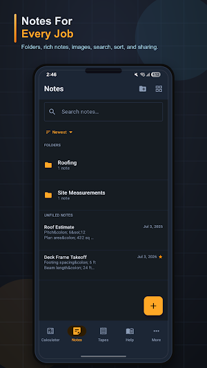 Construction Calculator Tool Screenshot 3