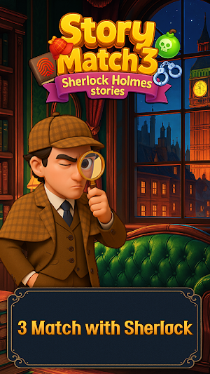 Sherlock Holmes Mystery Match3 Screenshot 0