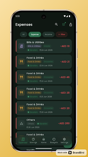 Finora - Smart Expense Tracker Screenshot 1