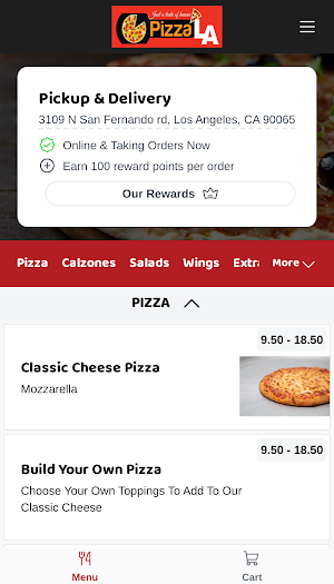 Pizza LA Screenshot 1