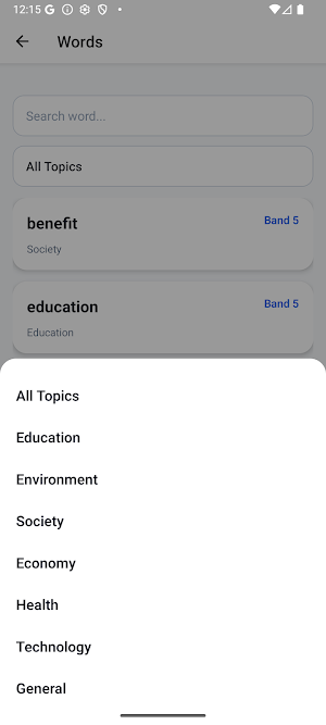 IELTS Vocabulary Screenshot 2