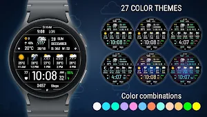 VF02 Weather Inform Watch Face Screenshot 3
