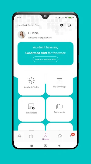 Legacy Care App Screenshot 1