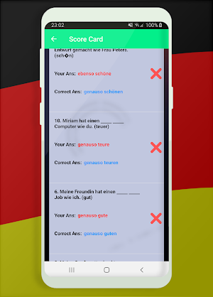 B1 Deutsch Übungen und Grammat Screenshot 3