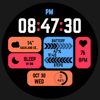 Nighty Digital 45 - watch face