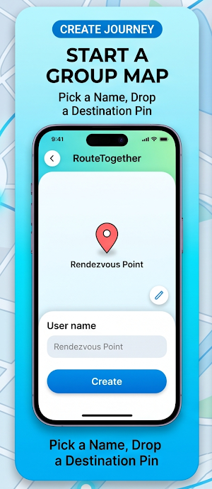 ConvoyMates – Live Group GPS Screenshot 0