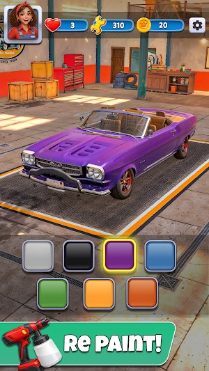 Car Tuning inc : Puzzle Game Screenshot 2