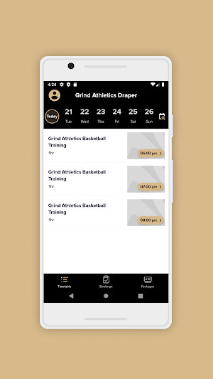 Grind Athletics App Screenshot 2