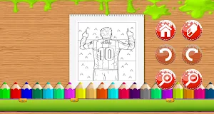 Messi Coloring Book Screenshot 2