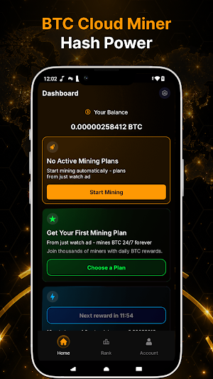 BTC Cloud Miner – Hash Power Screenshot 0