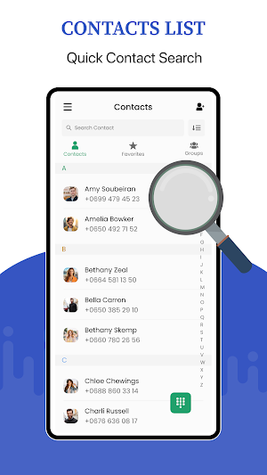 Contacts Screenshot 1