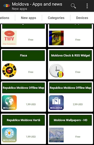 Moldovan apps and games. Screenshot 1