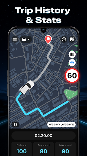 GPS Speedometer & Speed Alerts Screenshot 1