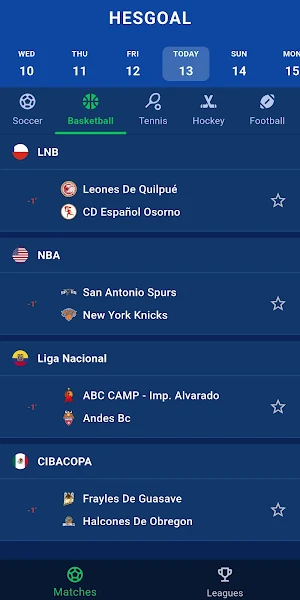 HesGoal Tv - Live Sports Screenshot 3