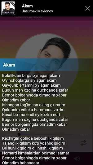 Jasurbek Mavlonov qo'shiqlari Screenshot 3