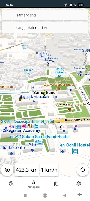 Samarkand Uzbekistan Map Screenshot 1
