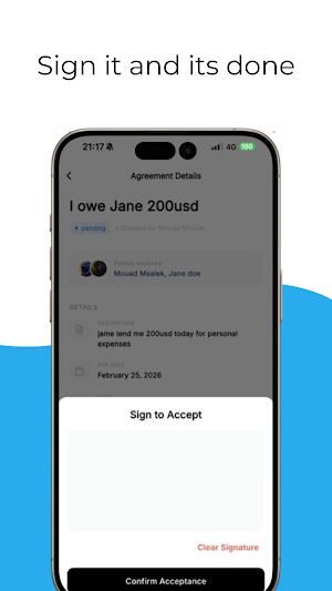 WeAgreed – Proof & Promises Screenshot 3