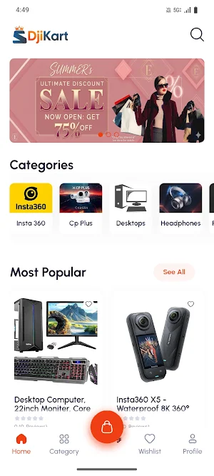 Djikart Online Shopping App Screenshot 0