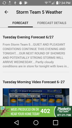 WFRV Storm Team 5 Weather Screenshot 1