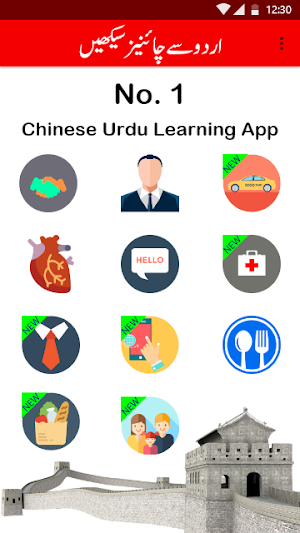Learn Chinese in Urdu Screenshot 0
