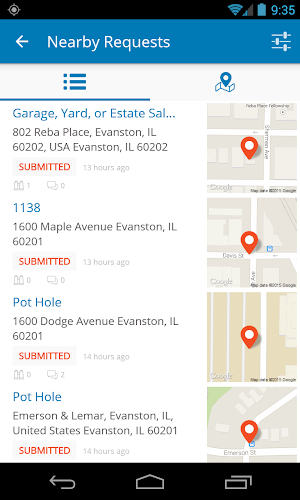 Evanston 311 Screenshot 2