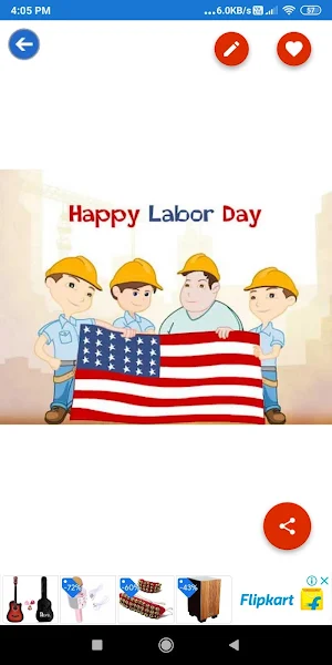 Happy Labor Day:Greeting,Photo Frames,GIF,Quotes Screenshot 1