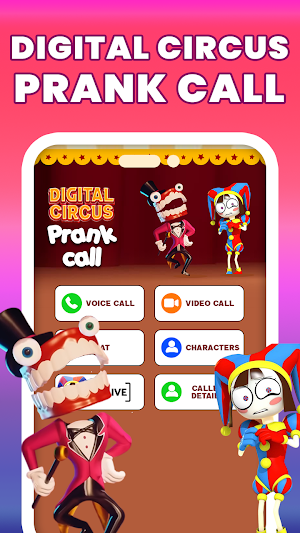 Call Pomni Circus Fake Chat Screenshot 3