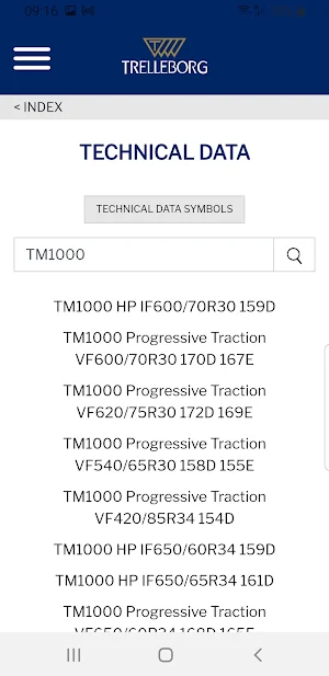 Tire Book North America Screenshot 2