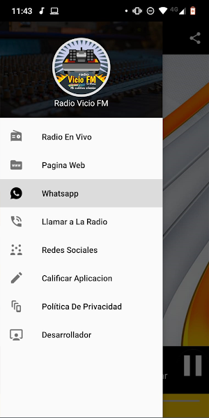 Radio Vicio FM Peru Screenshot 1