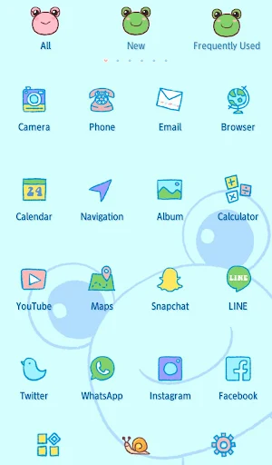 Frog Couple Theme +HOME Screenshot 2