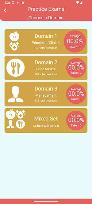 Diet Tech Exam To Go Screenshot 1