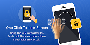 One Click To Lock Screen Screenshot 0