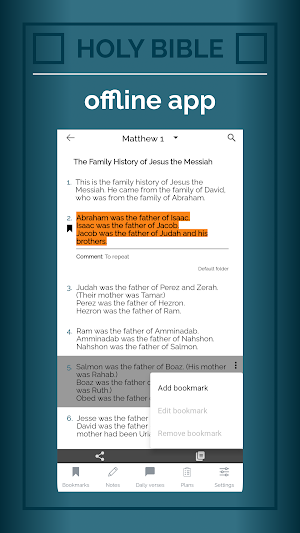 Easy-to-Read Version Bible app Screenshot 1